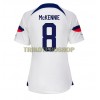 Original Fußballtrikot USA Weston McKennie 8 Heimtrikot WM 2022 Für Damen